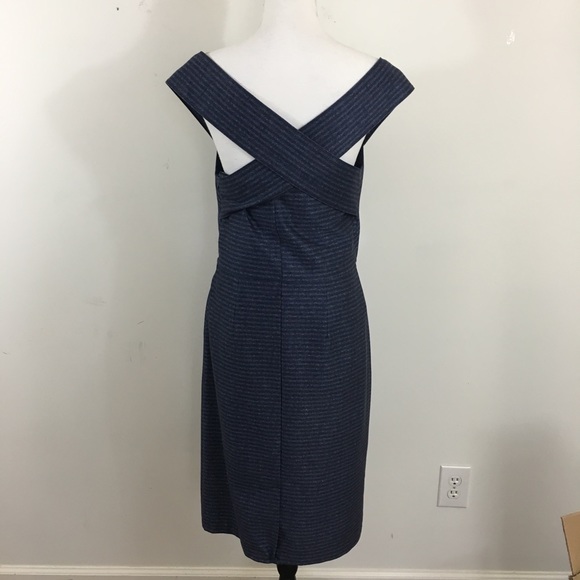 Antonio Melani Kathleen Striped Off Shoulder Dress - Picture 5 of 5